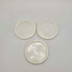 Tupperware Seal Clear Replacement Snap Lids #304 Set of 3
